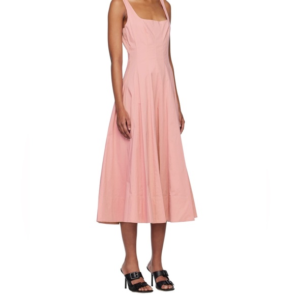 STAUD Dresses & Skirts - Staud Wells midi dress in pink